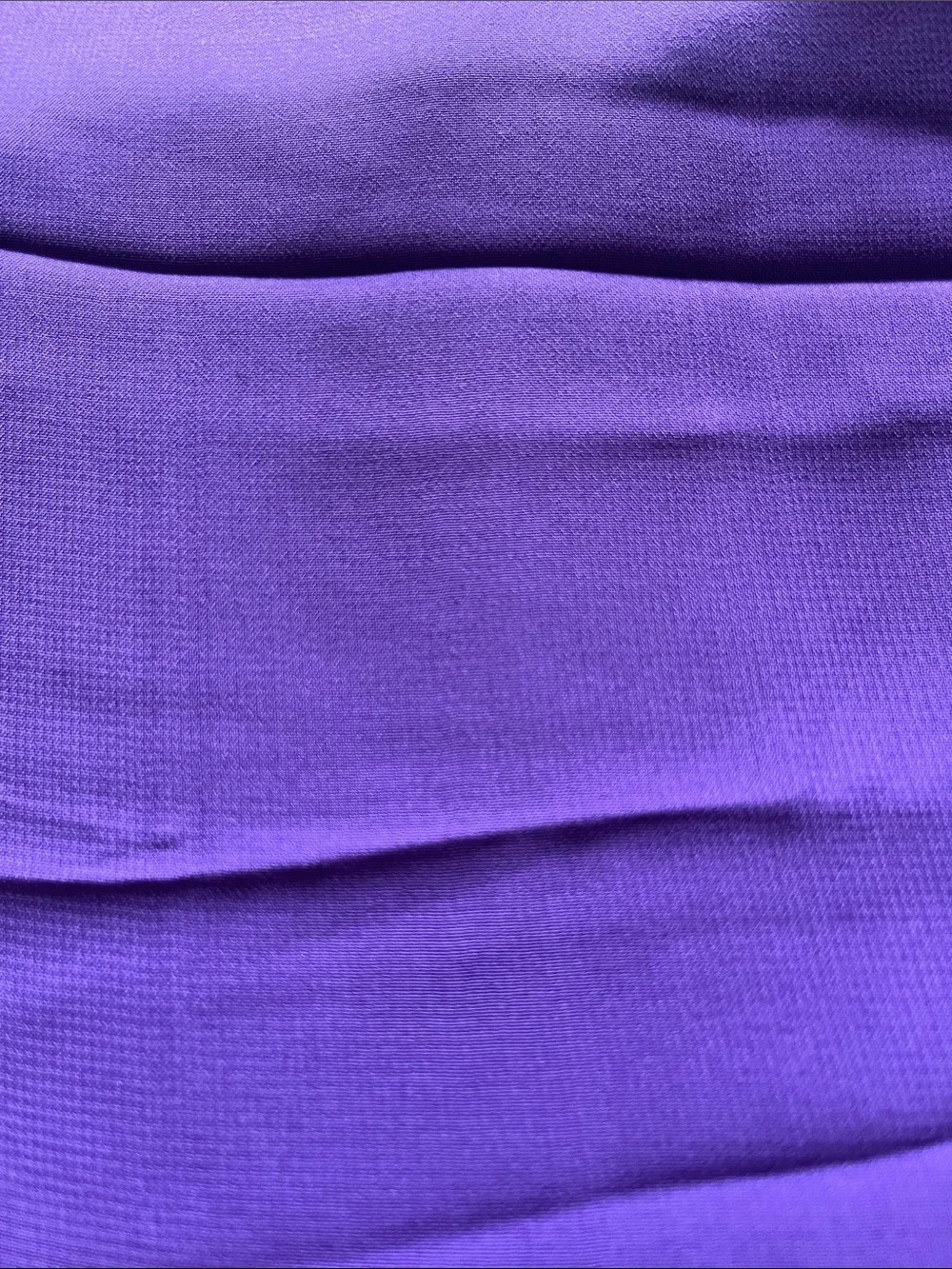 Chiffon Purple Fabric Lightweight 2 Yards